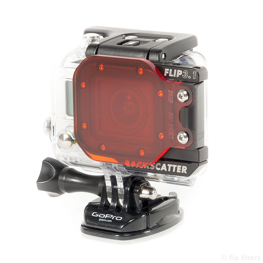 FLIP FILTERS DEEP Underwater Color Correction Filter for GoPro HERO 3