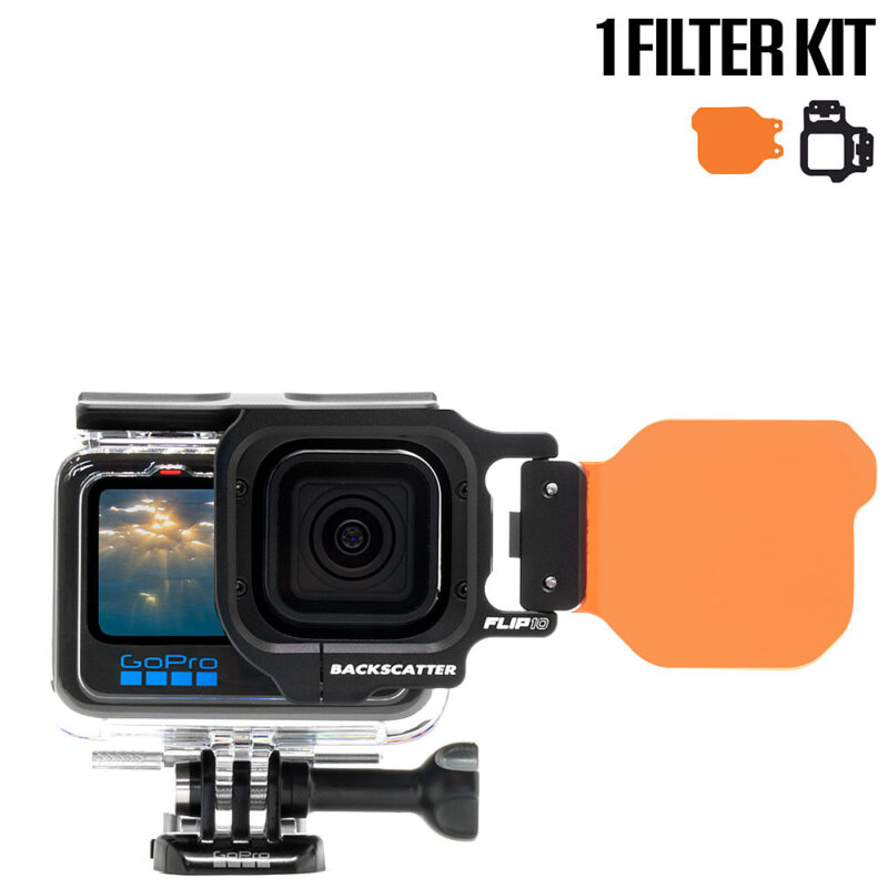 FLIP10 One Filter Kit with DIVE Filter for GoPro 5, 6, 7, 8, 9, 10