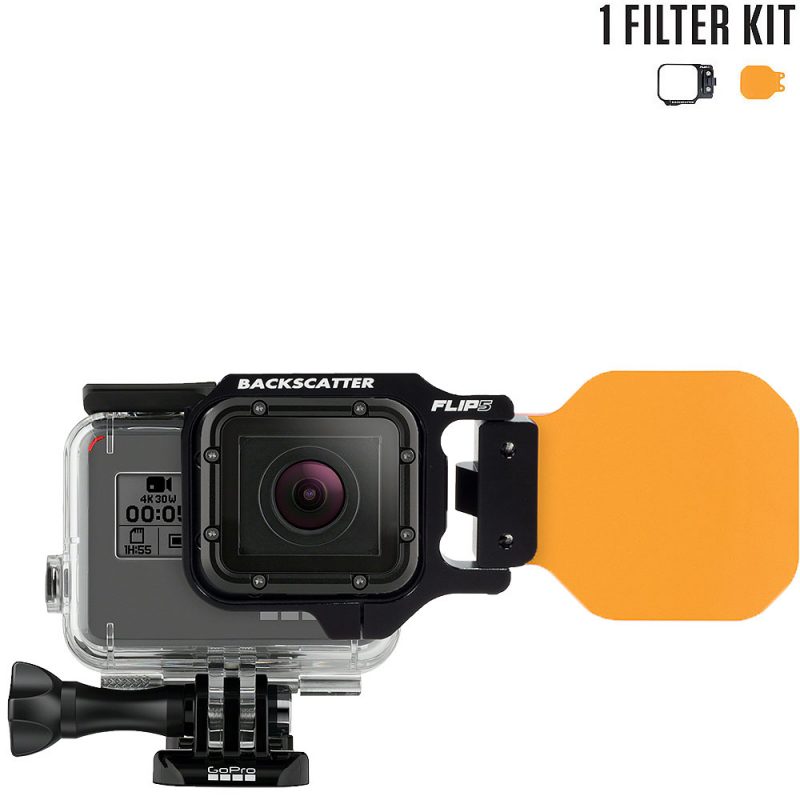FLIP Neoprene Protective Housing & Filter Pouch Backscatter 