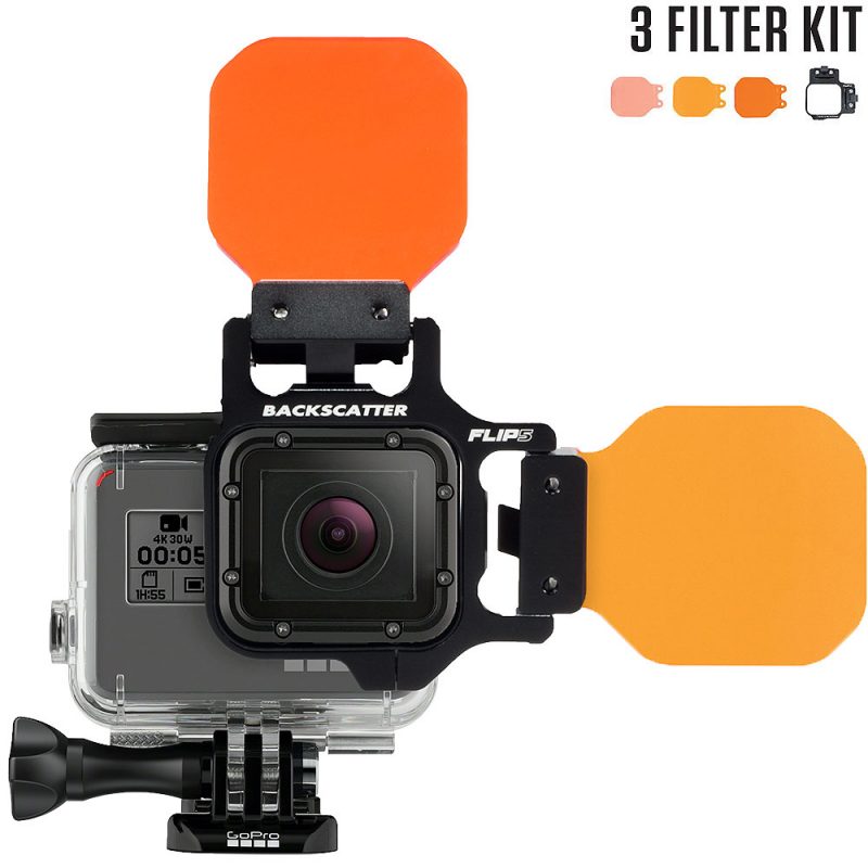 5 Filter Lens Underwater Package For GoPro Hero 3 & Hero 4